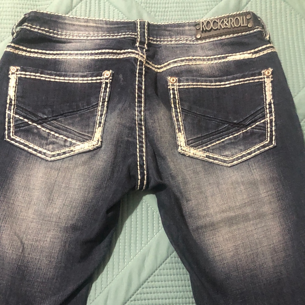 Jeans Rock&Roll Cowgirl Rival Low Rise 29x36 dark wash